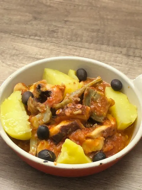 Ragoût de Poulpe À la Niçoise